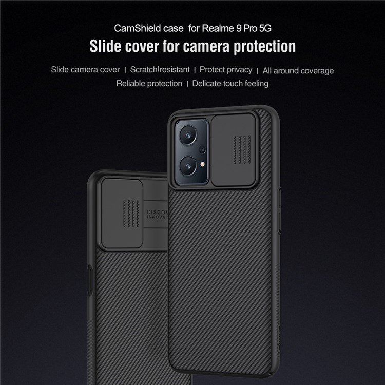Case Realme 9 Pro # Pre-order * NILLKIN ฝาครอบกล้องสไลด์ CamShield พีซีแบบบางเฉียบฝาครอบป้องกันโทรศัพท์แบบแข็ง *