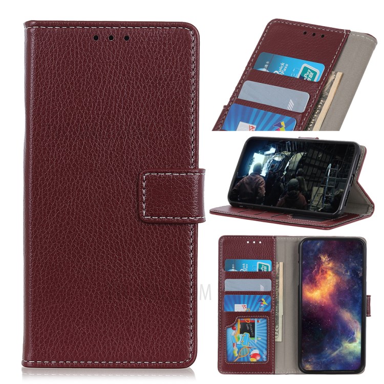 Case Huawei Y9 Prime 2019 / Pre-Order * เคสผิวลิ้นจี่หนัง แยกช่องสำหรับเก็บบัตรเครดิต ID และเงินสด *