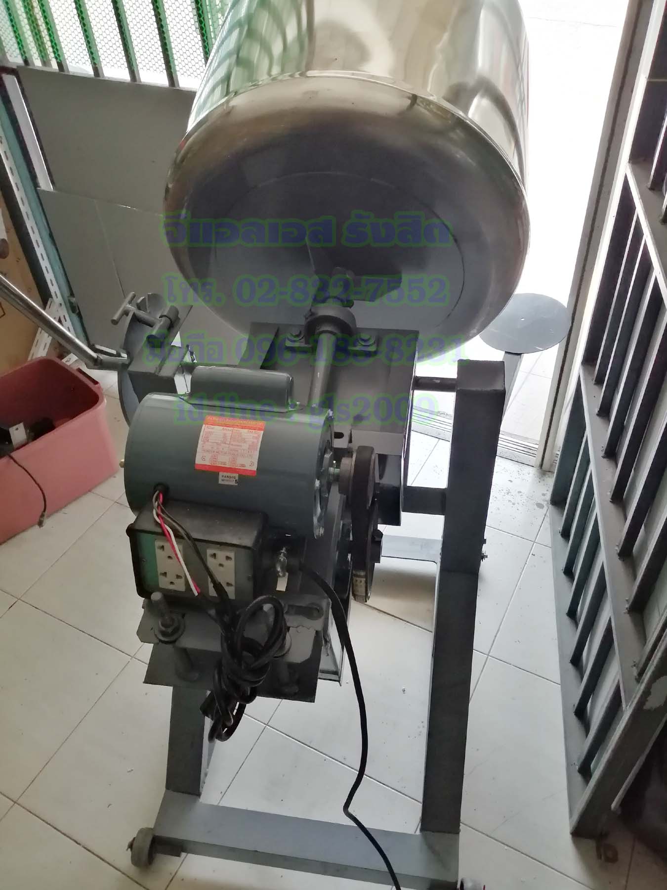 เครื่องคั่วพริก7-10กิโลกรัม ขนาด25X28นิ้ว