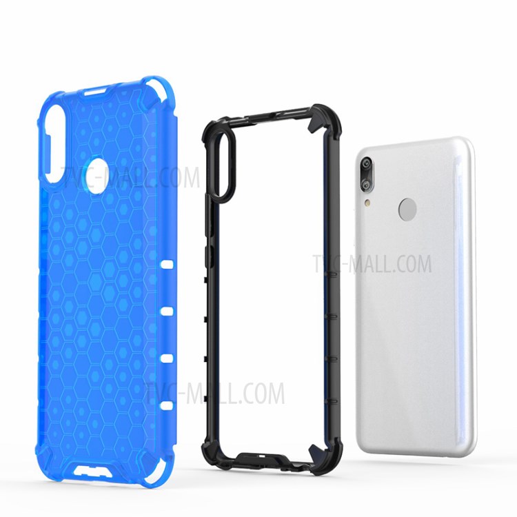 Case Huawei Y9 2019 / Pre-Order * เคสกันกระแทกรังผึ้ง TPU + ฝาครอบโทรศัพท์ PC ถุงลมนิรภัยด้านในทั้งสี่มุมป้องกันการกระแทก *