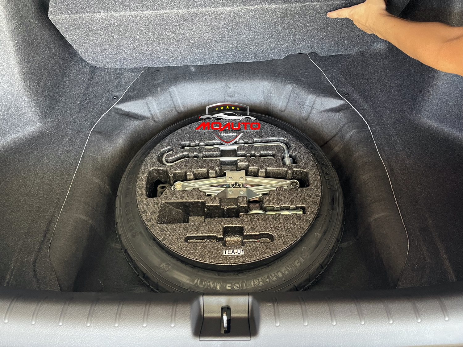 แผ่นซับเสียงช่องยางอะไหล่ใต้ฝากระโปรงท้าย CIVIC FC 2016-2021