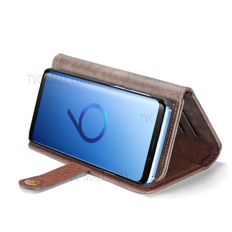 Case Samsung Galaxy S9 Plus / Pre-Order * DG.MING เคสกระเป๋าเงินหลายช่องแยกหนังกระเป๋าอเนกประสงค์แบบสามพับ *