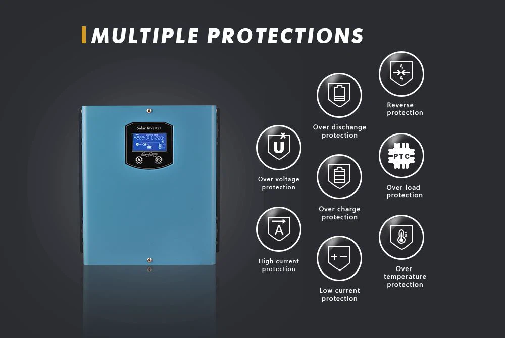 เครื่องแปลงไฟ อินเวอร์เตอร์ ไฮบริด RICh Pure Sine Wave Inverter KOI-500W/12V