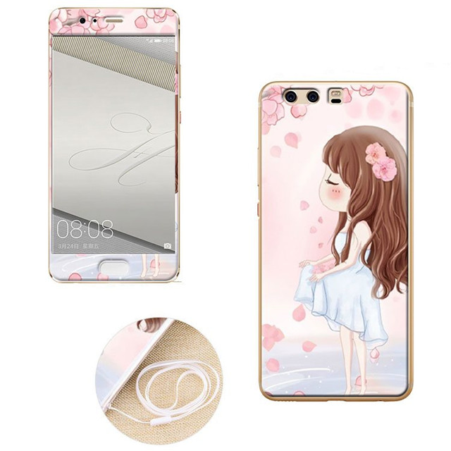 Case Huawei P10 / Pre-orde * เคส TPU ลายการ์ตูนน่ารักๆ + กระจกนิรภัย *