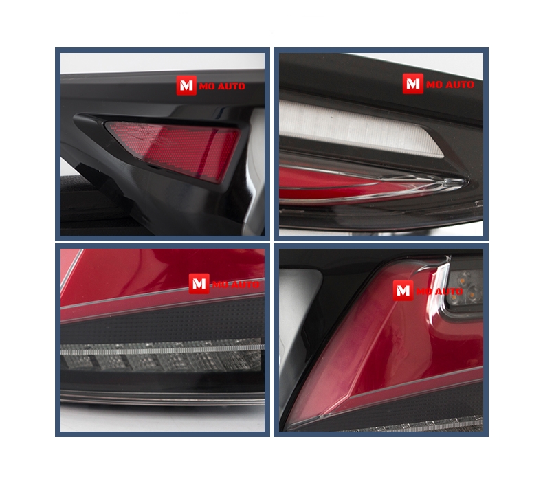 โคมไฟท้าย ทรง Lexus Style New Fortuner 2016-2021