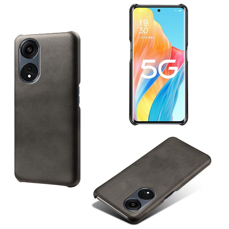 Case OPPO Reno8 T 5G # Pre - Order * เคสพื้นผิวลูกวัว วัสดุ PC เคลือบหนัง PU คุณภาพดี ทนทาน ใช้งานได้ยาวนาน *