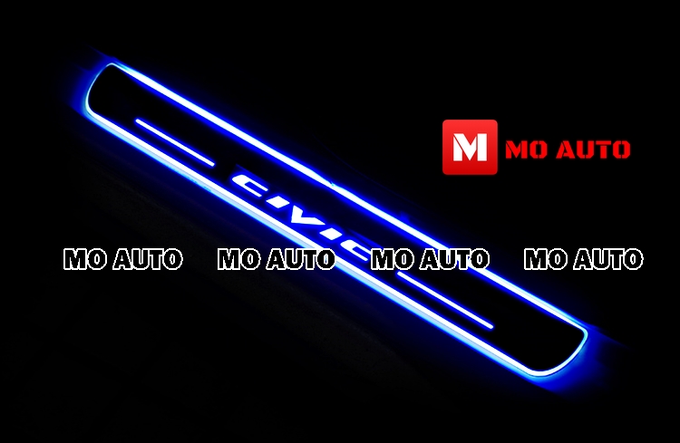 สคับเพลท LED ไฟวิ่ง สำหรับ CIVIC FC / FK 2016-2021