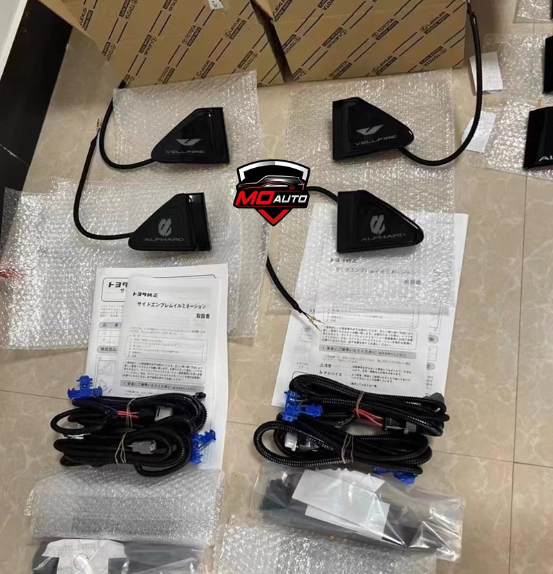 โลโก้ LED ประตูสไลด์ ALPHARD 40 / VELLFIRE 40