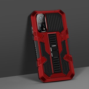 Case Xiaomi Mi 10T Pro 5G / Pre-order * Vanguard Four Corner Cushion PC + เคสมือถือไฮบริด TPU พร้อมขาตั้งที่ซ่อนอยู่ *