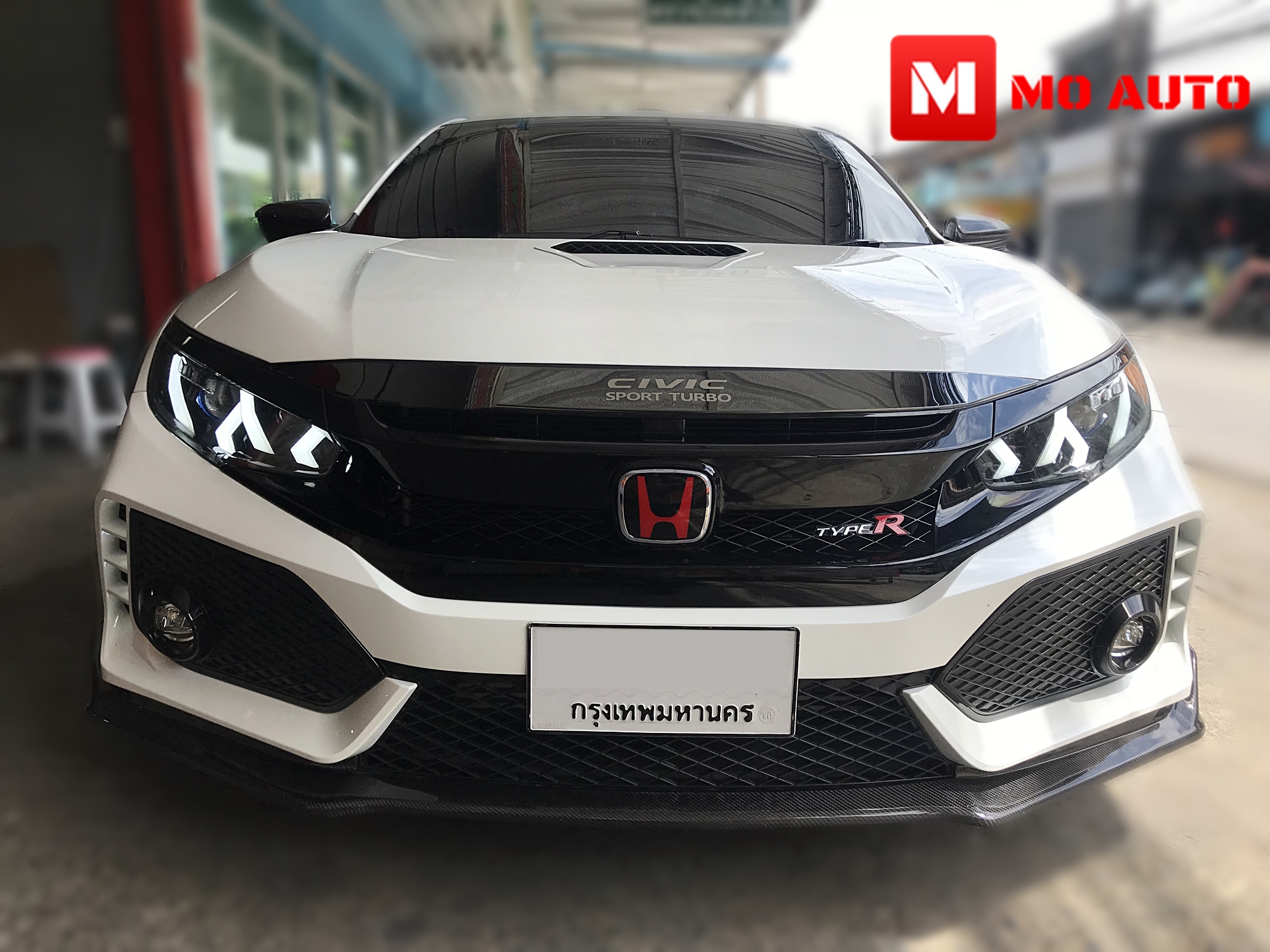 โคมไฟหน้า LED CIVIC FK ทรง Lamborghini Style