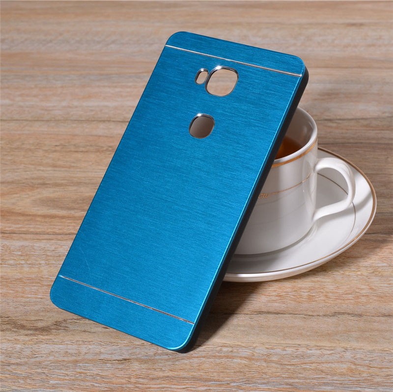 Case Huawei GR5 / Pre-order * เคสแข็งบางแปรงขัด โลหะอลูมิเนียม + PC *