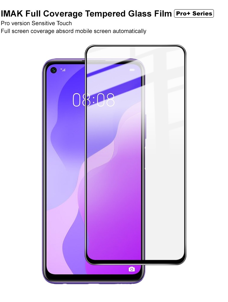 กระจกนิรภัย Huawei Nova 7 SE / Pre-order * IMAK Pro + คุ้มครองเต็มรูปแบบ ทำจากกระจกนิรภัยคุณภาพสูง *
