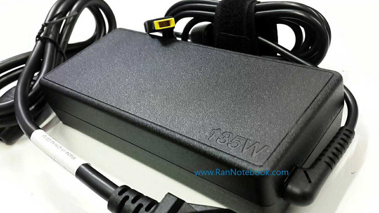 Adapter Lenovo T440p 20V 135W สายชาร์จ โน๊ตบุ๊ค ของแท้ ราคา พิเศษ ประกันศูนย์ Lenovo Thailand