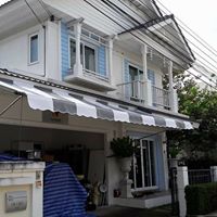 ผ้าใบชักรอก กว้าง2เมตร สูง1เมตร ทุกแบบ ทุกสี (ไม่รวมเสาค้ำ) ผ้าใบกันสาด ผ้าใบกันฝน ผ้าใบม้วนกันฝน ผ้าใบม้วนกันแดด ผ้าใบหน้าร้าน มีทุกสี 2m x 1m