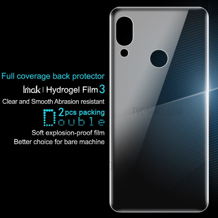 ฟิล์มกันรอยด้านหลัง HTC U19e / Pre-Order * IMAK 2 ชิ้น / เซ็ต Soft Clear Hydrogel Film 3 Full *