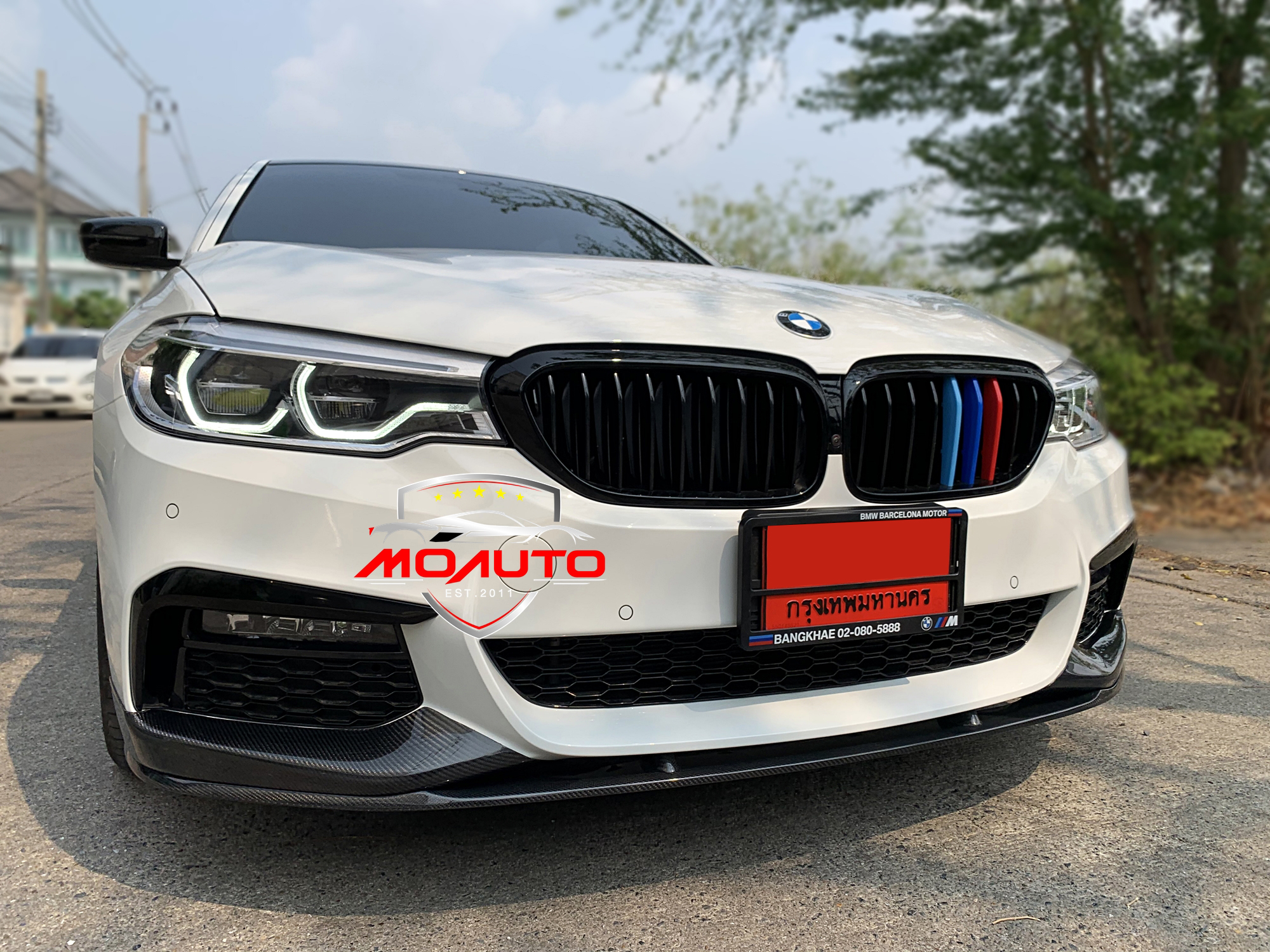 ลิ้นหน้า BMW Series 5 G30 Carbon ทรง MP