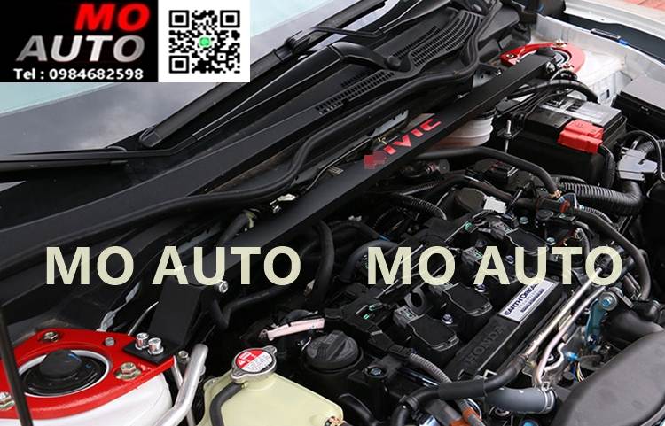 ค้ำโช้คหน้า ดำ-แดง CIVIC FC / FK 2016-2021