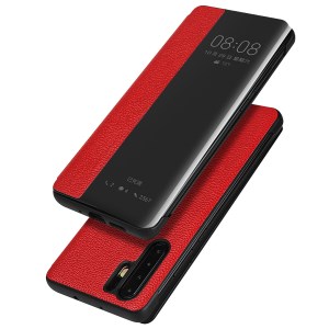 Case Huawei P30 Pro / Pre-Order * ดูหน้าต่างหนังวัวแท้กระเป๋าใส่มือถือ *