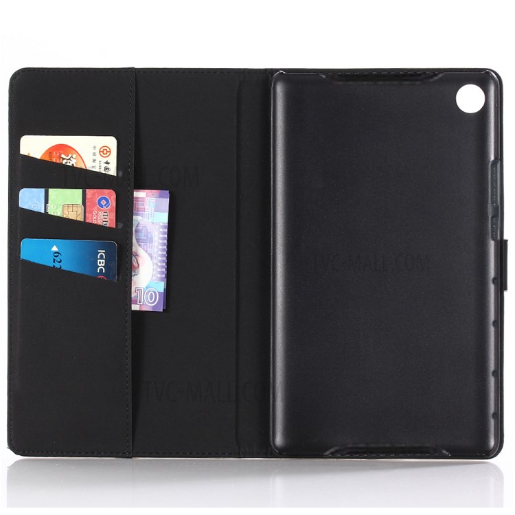 Case Huawei MediaPad M5 lite / Pre-Order * เคสผิวหนังม้าหนังแบบใส่บัตรเครดิต *