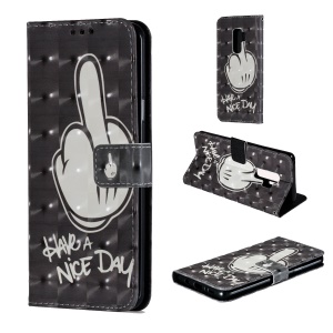 Case Samsung Galaxy S9 Plus / Pre-Order * เคสพิมพ์ลายรูปแบบสดใสดูทันสมัย สไตล์กระเป๋า: 3 ช่องเสียบการ์ด + กระเป๋าเงินสด 1 *