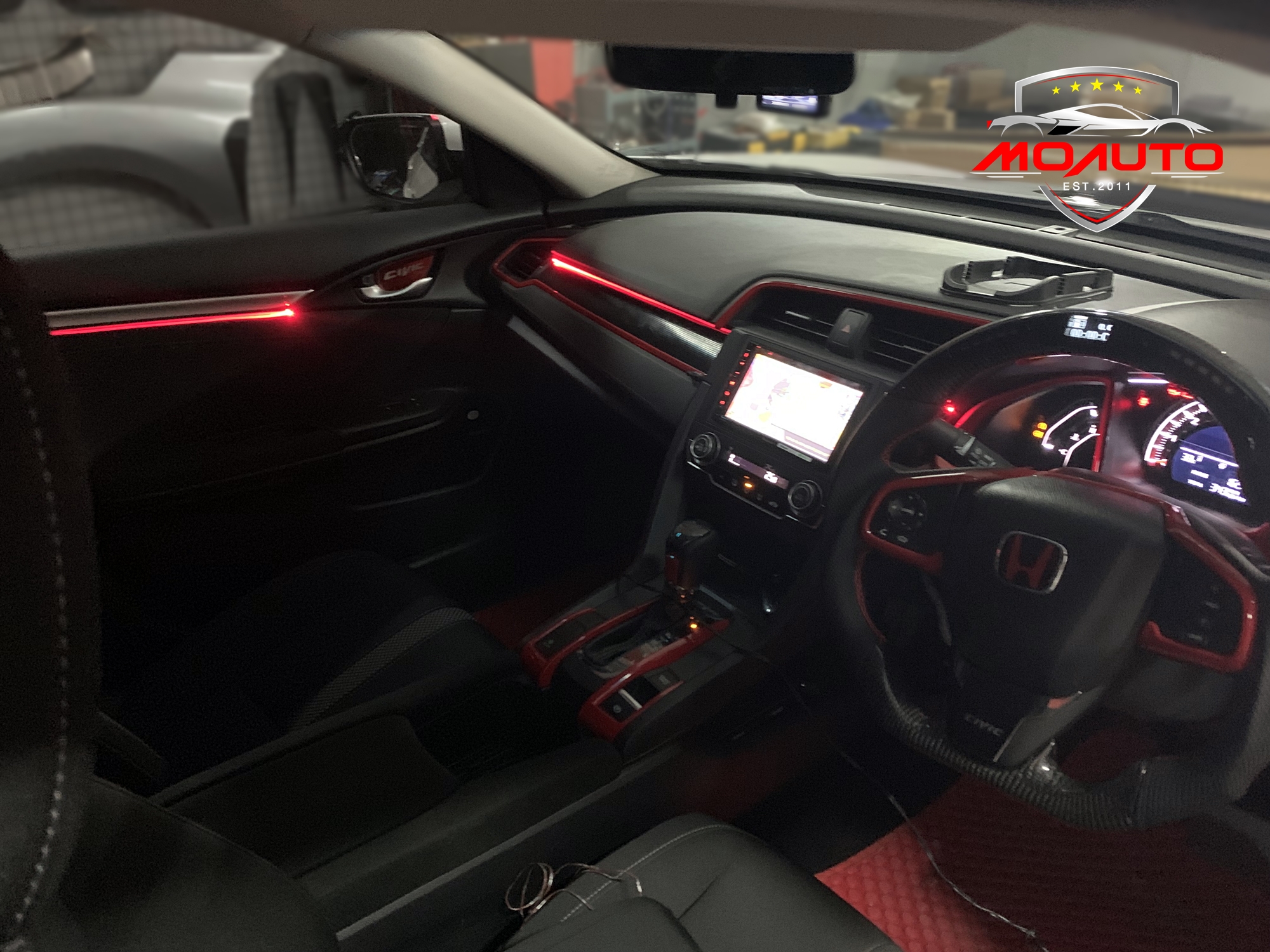 ไฟ LED Ambient light ภายใน CIVIC FK