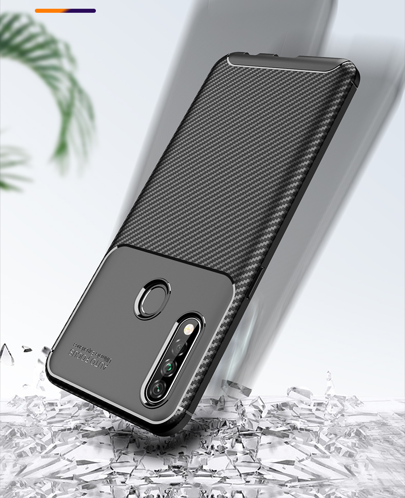 Case OPPO A31 / Pre-order * เคส TPU ผิวปกคาร์บอนไฟเบอร์ป้องกันการกระแทก *