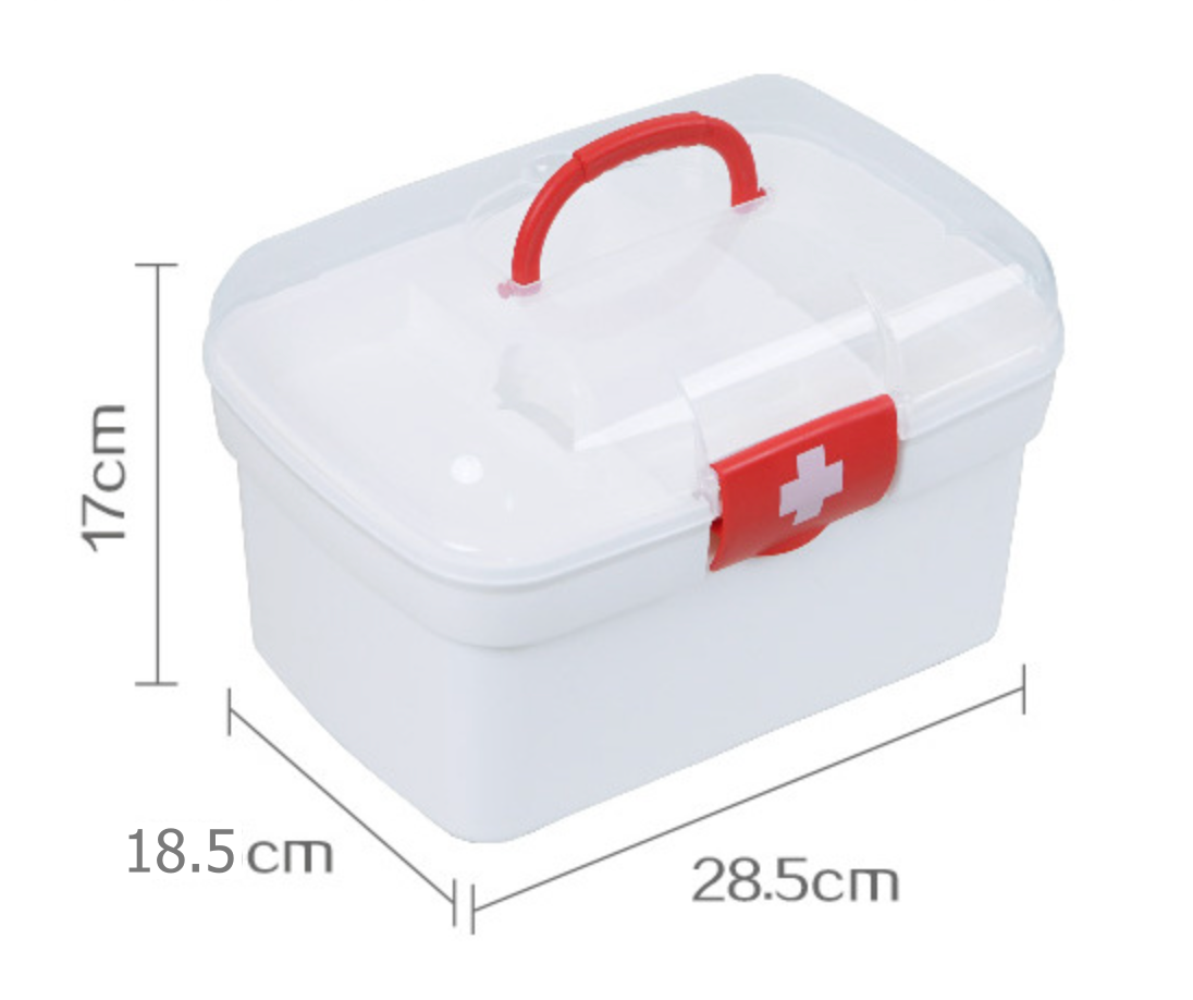 กล่องใส่ยาขนาดใหญ่ XL 28.5*18.5*17 cm. จำนวน1ใบ