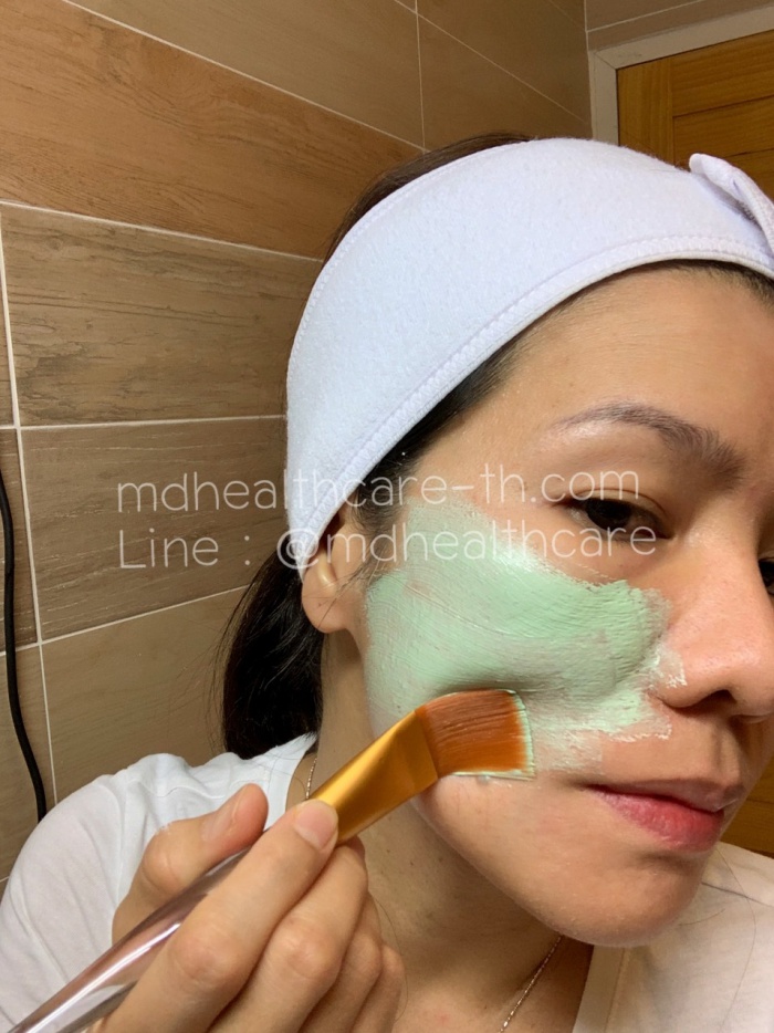 แปรงมาร์คหน้า - ขนาดกลาง M 17.5cm.***งานคัดเกรดสวย ขนแปรงนุ่ม แน่น ไม่บาดผิว เกรดA