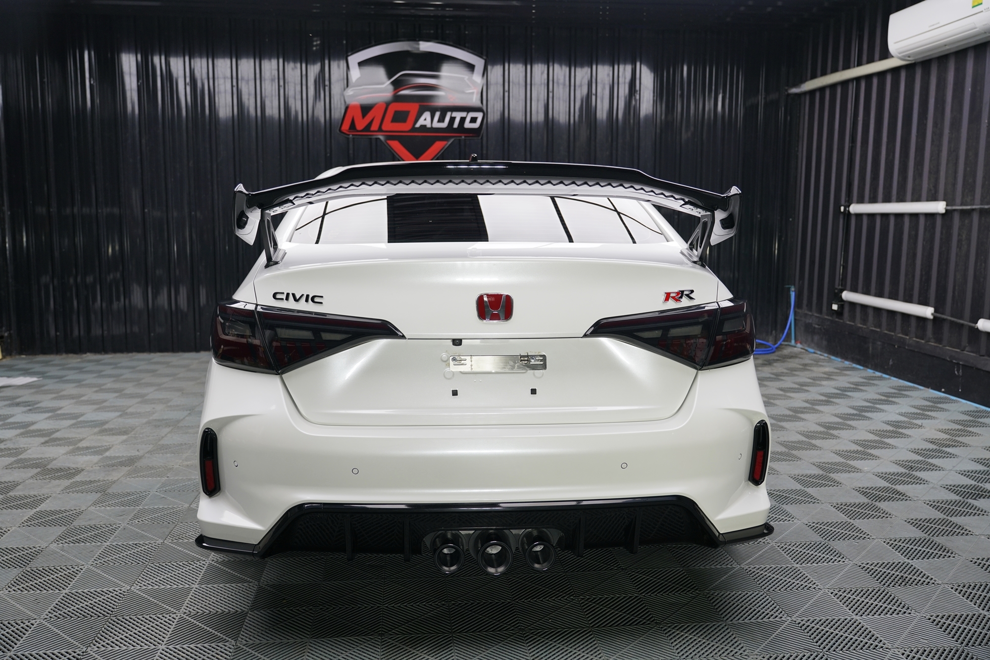 สปอยเลอร์ TYPE-R M-SPORT ดำเงา สำหรับ CIVIC FE