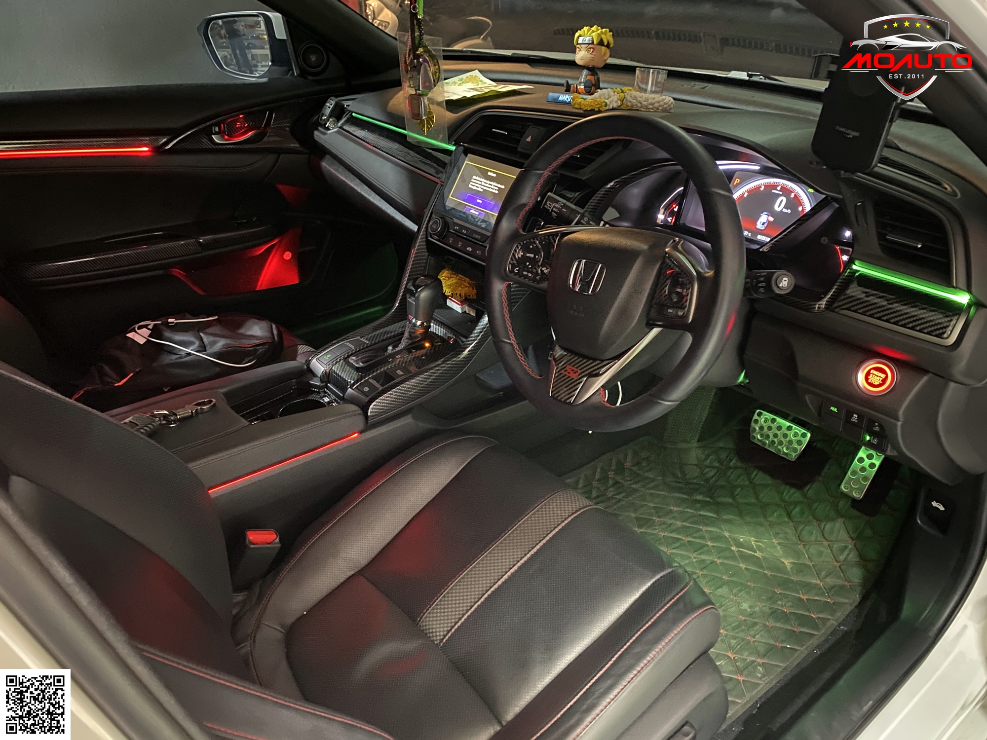 ไฟ Ambient light ตรงรุ่น V1 CIVIC FC / FK