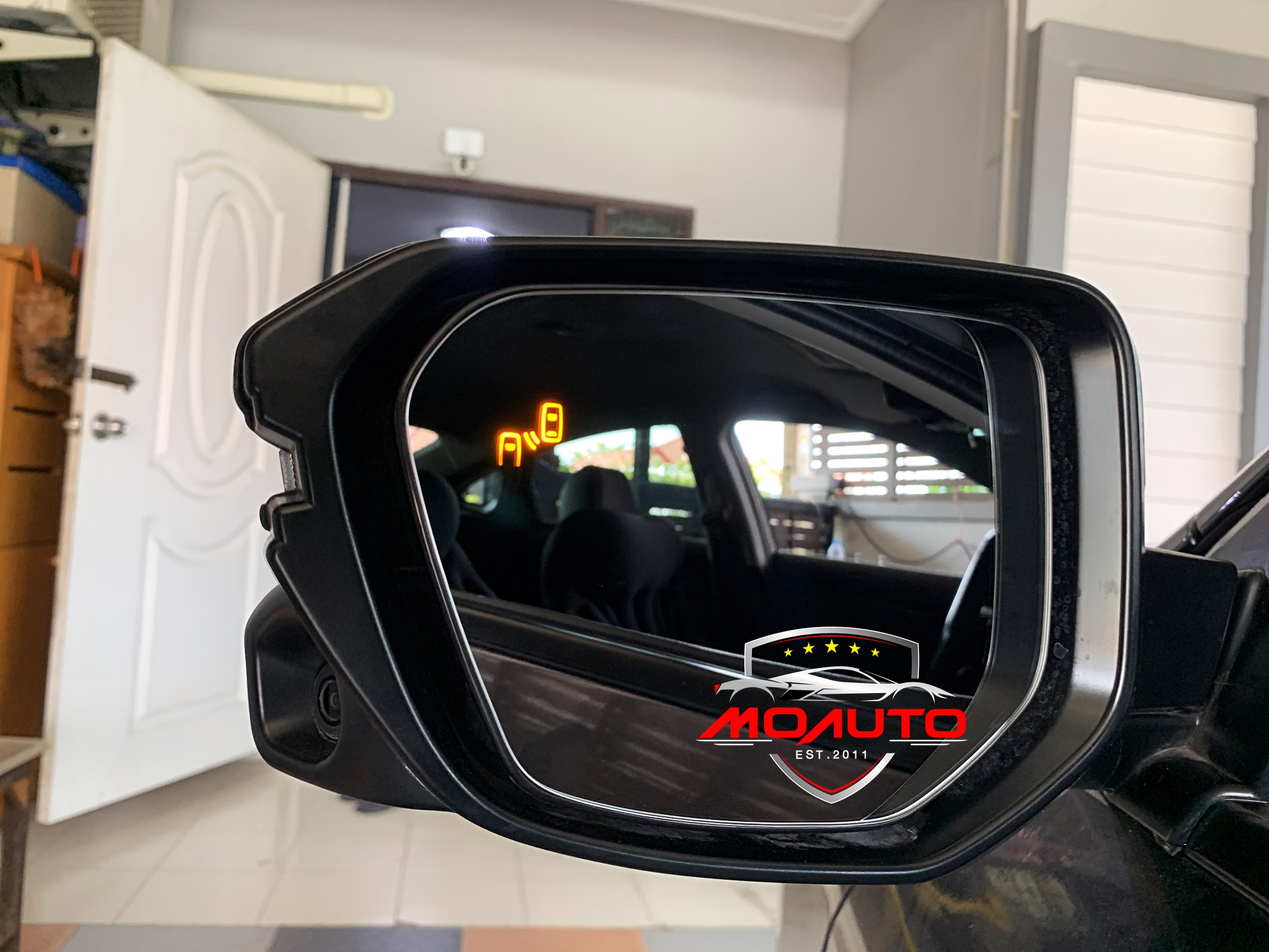 ชุดกระจกช่วยเตือนมุมอับสายตา V1 (Blind Spot Monitor) CIVIC FC / FK