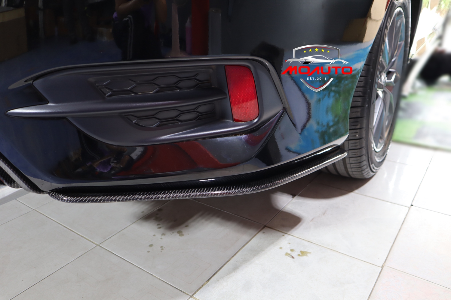 คิ้วกันชนหลังคาร์บอนแท้ CIVIC FC 2016-2021