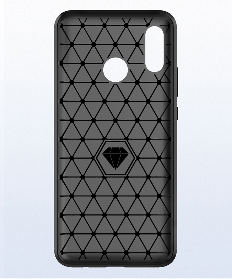 Case Huawei Y9 2019 / Pre-orde * คาร์บอนไฟเบอร์เนื้อ Brushed ทำจากวัสดุ TPU คุณภาพสูงปลอดสารพิษและทนทาน *
