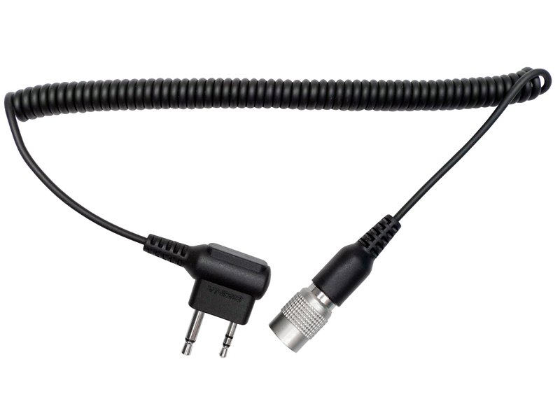 2-WAY RADIO CABLE FOR MIDLAND TWIN-PIN CONNECTOR