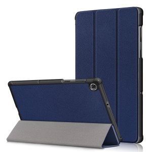 Case Lenovo Tab M10 FHD Plus # Pre-Order * เคสหนัง 3 - พับ เนื้อลิ้นจี่ ฟังก์ชั่นปลุก / หลับอัตโนมัติประหยัดพลังงาน *