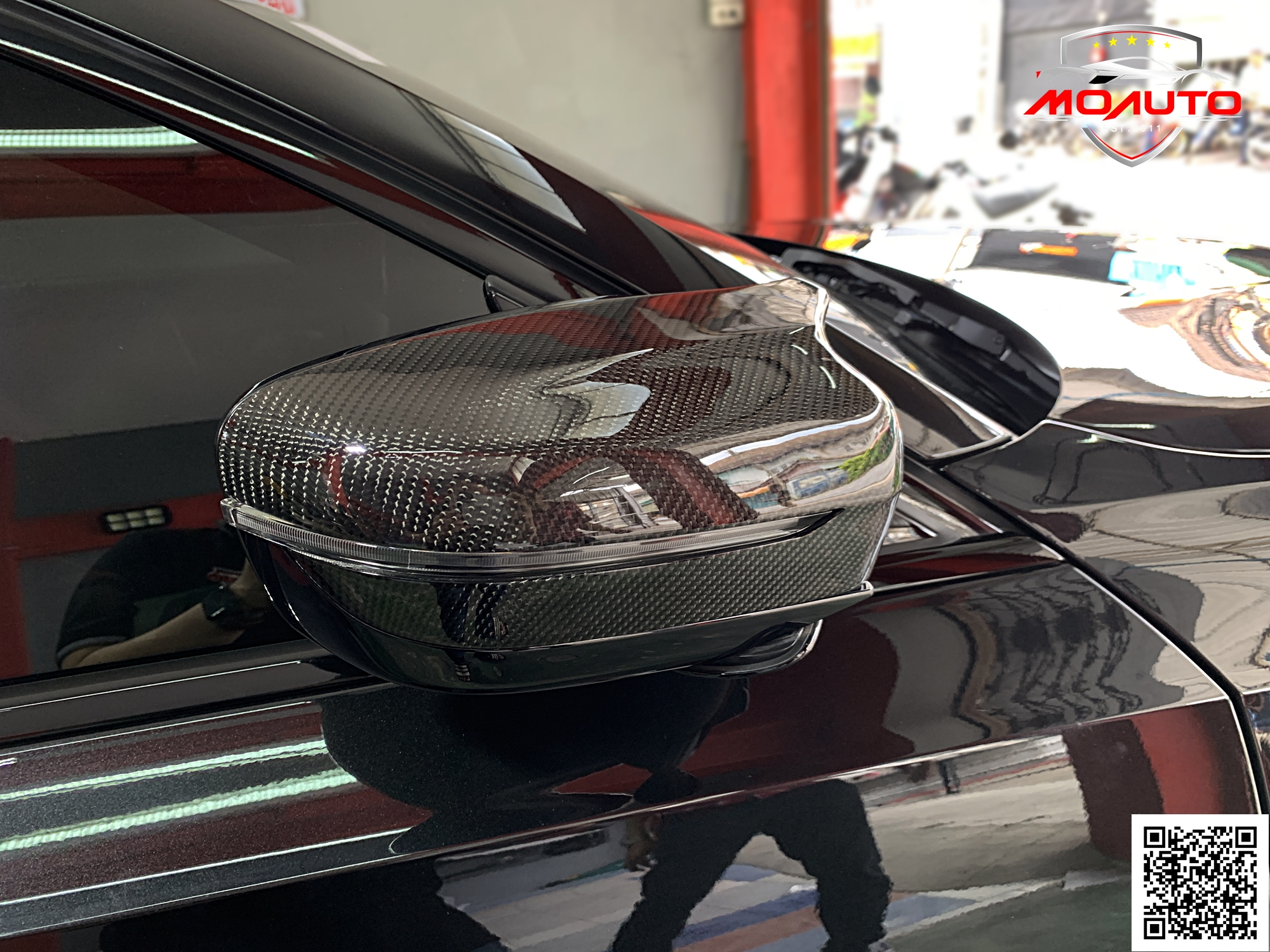 ฝากระจกมองข้างคาร์บอนแท้ ทรง M5 BMW G20