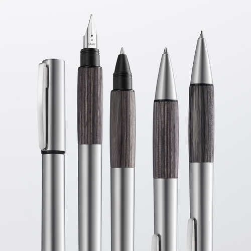LAMY Accent Silver-Wood Ballpoint Pen