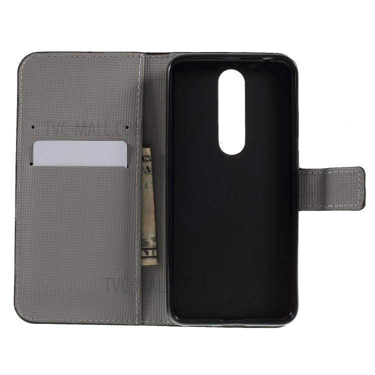 Case Nokia 6.1 Plus / Pre-order * เคสหนัง PU กระเป๋าสตางค์พิมพ์ลวดลาย *