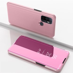 Case OPPO A53 (2020) # Pre-Order * ผลิตจากวัสดุ PC + หนัง PU หน้าต่างโปร่งแสงเพื่อการดูข้อมูลได้ง่าย *