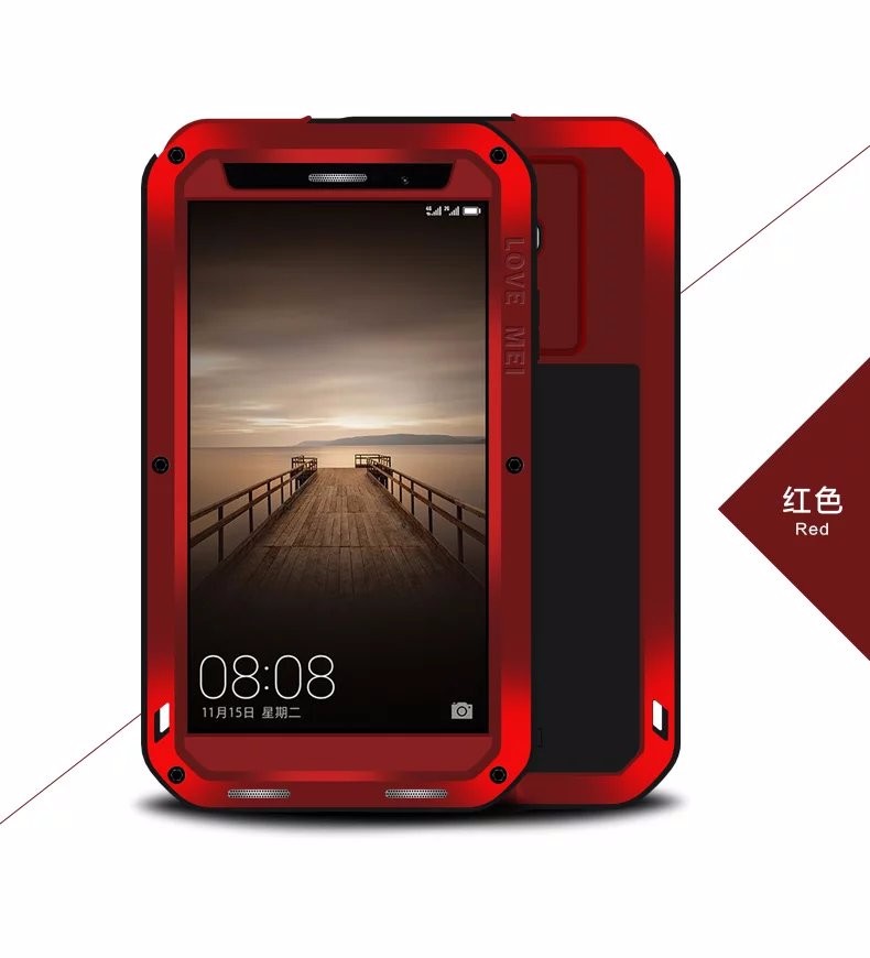 Case Huawei Mate 9 # Pre-order * LOVE MEI วัสดุ: โลหะ + ซิลิโคน + กระจก *