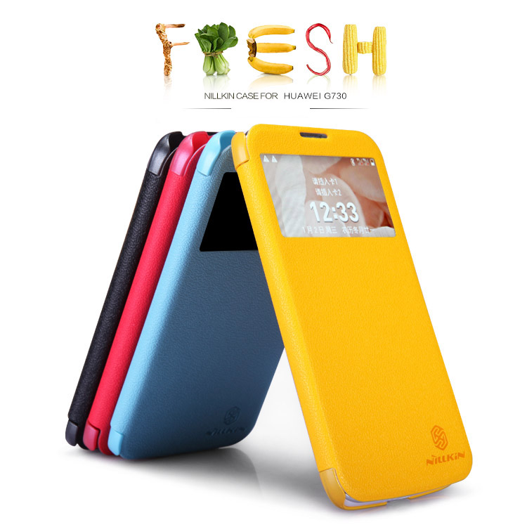 Case Huawei Ascend G730 / Pre-order * Nillkin สดชุดดูหน้าต่างเคส *