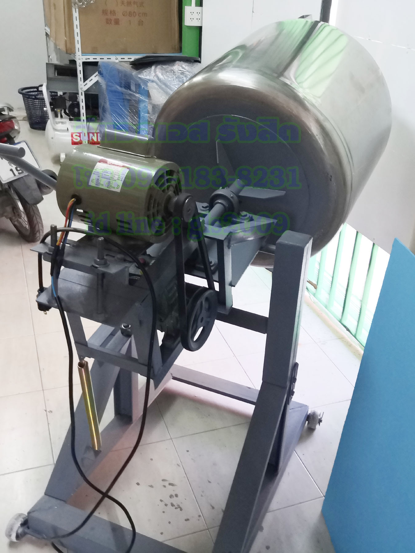 เครื่องคั่วพริก7-10กิโลกรัม ขนาด25X28นิ้ว