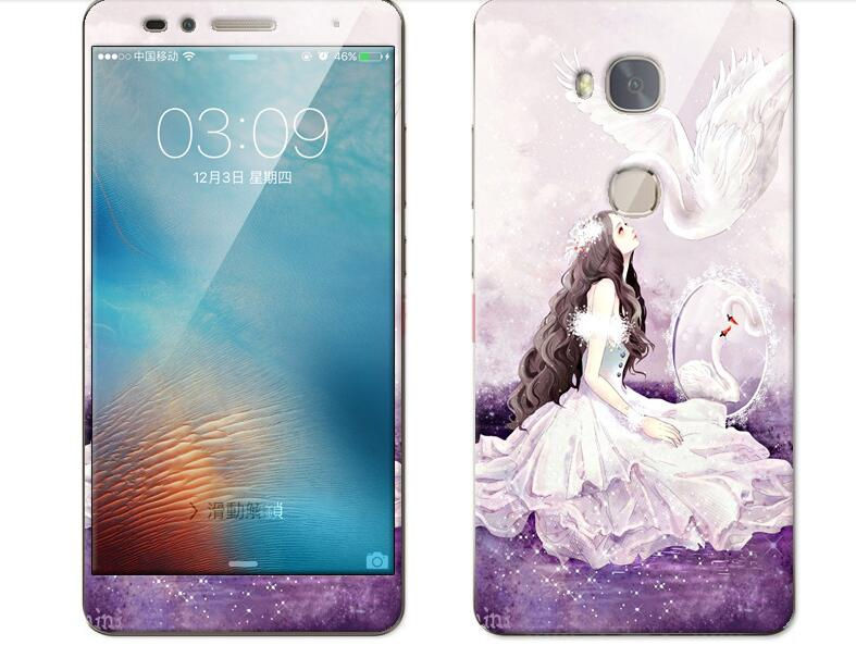 Case Huawei GR5 / Pre-orde * เคส TPU ลายการ์ตูนน่ารักๆ + กระจกนิรภัย *