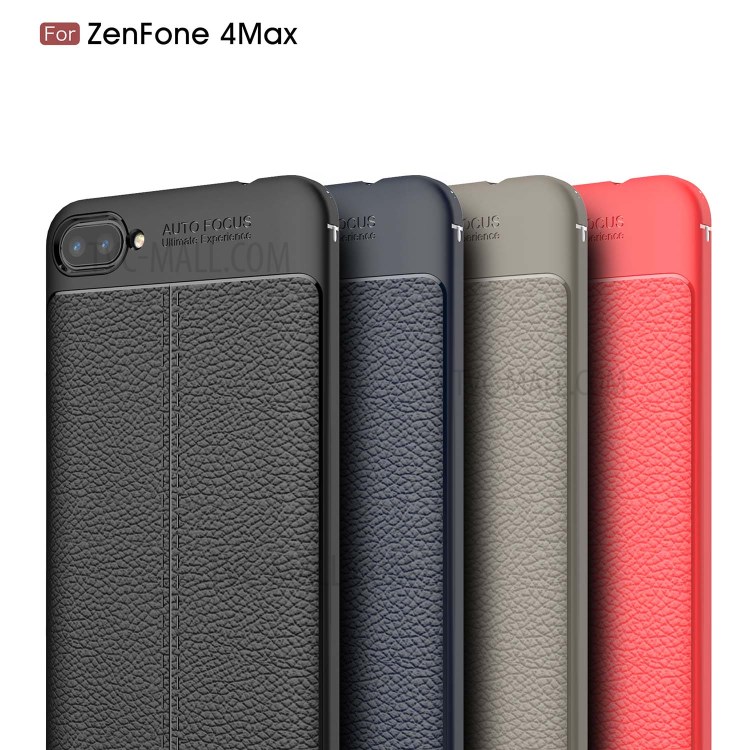 Case Asus Zenfone 4 Max Pro / Pre-order * ผิวลิ้นจี่นุ่ม TPU มีปุ่มสัมผัสที่นุ่มมือ*