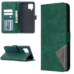 Case Samsung Galaxy A42 5G / Pre-Order * เคสโทรศัพท์กระเป๋าสตางค์หนัง Rhombus Segment *