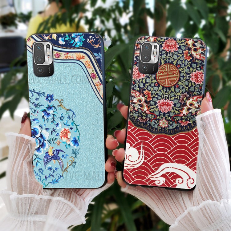 Case Xiaomi Redmi Note 10 5G # Pre-Order * เคสลายนูนสไตล์จีนพิมพ์ ทำจากวัสดุ TPU นุ่มและยืดหยุ่น *