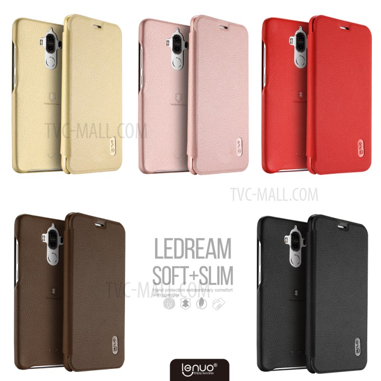 Case Huawei Mate 9 / Pre-order * LENUO Ledream สลิม ปกหนัง PU + PC Back เคสนุ่ม *