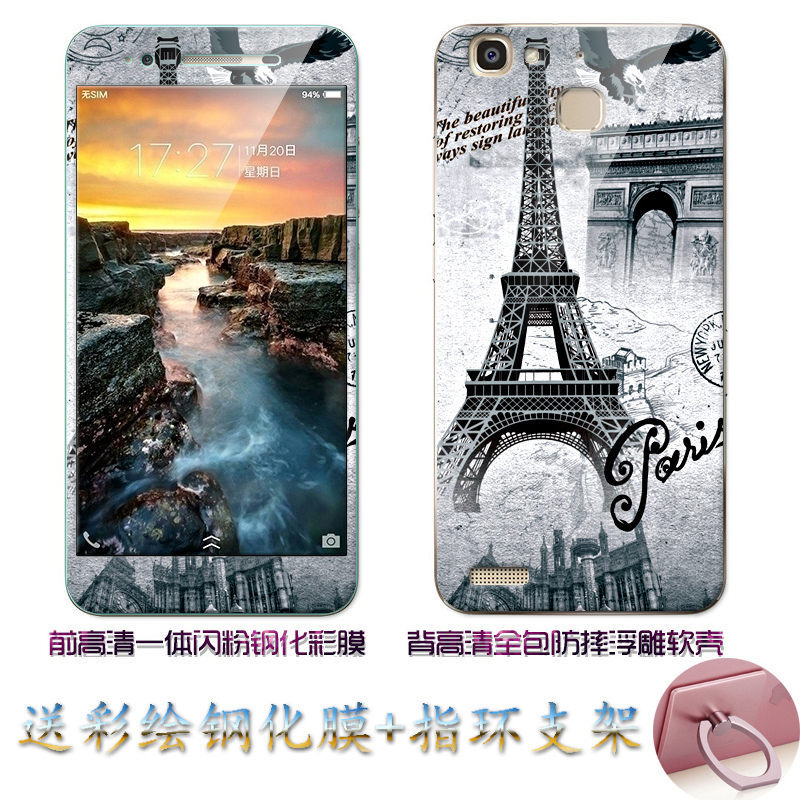 Case Huawei GR3 / Pre-orde * เคส TPU ลายการ์ตูนน่ารักๆ + กระจกนิรภัย *