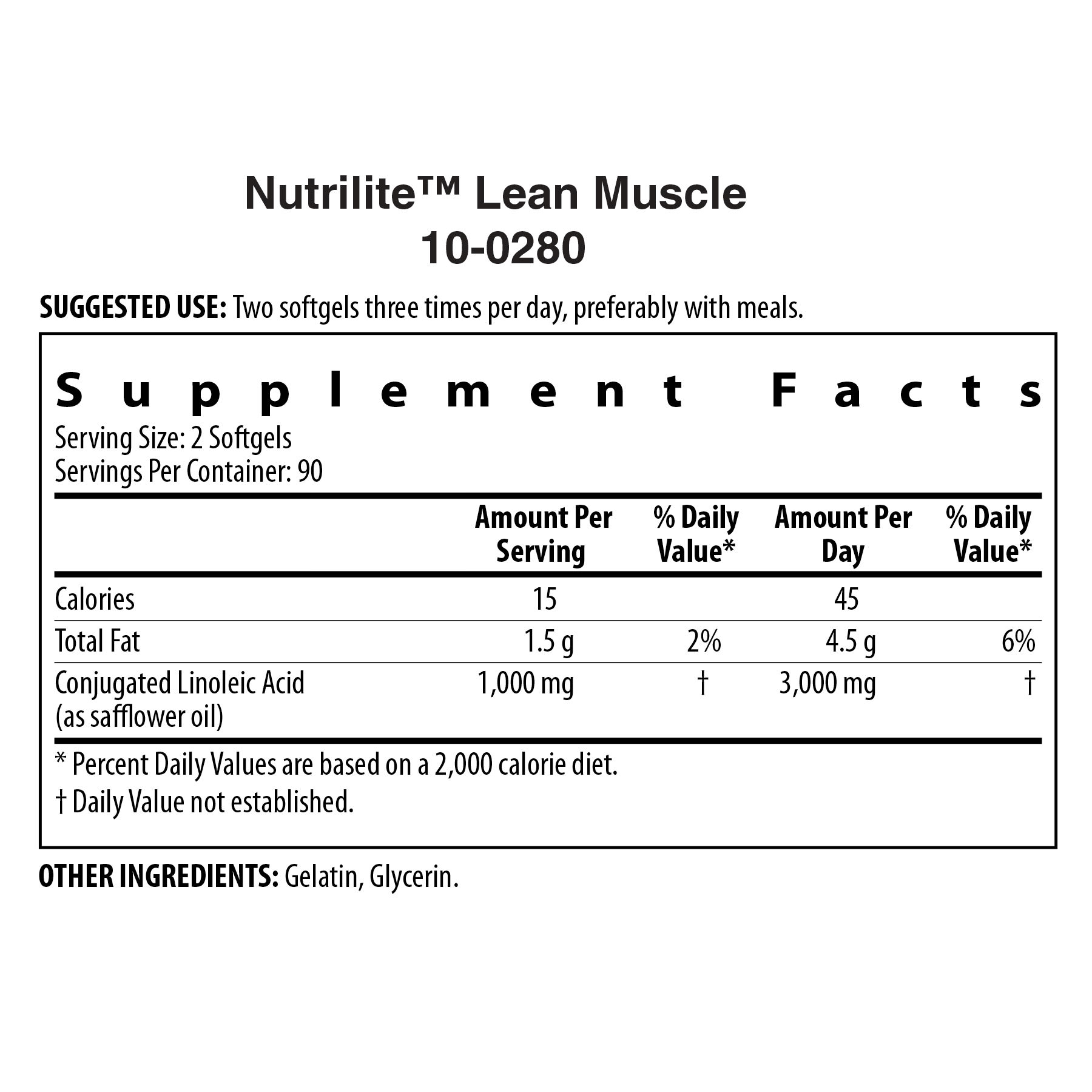 ส่งฟรี!!Nutrilite CLA 500 Lean Muscle CLA น้ำมันดอกคำฝอย" ช้อปUSA