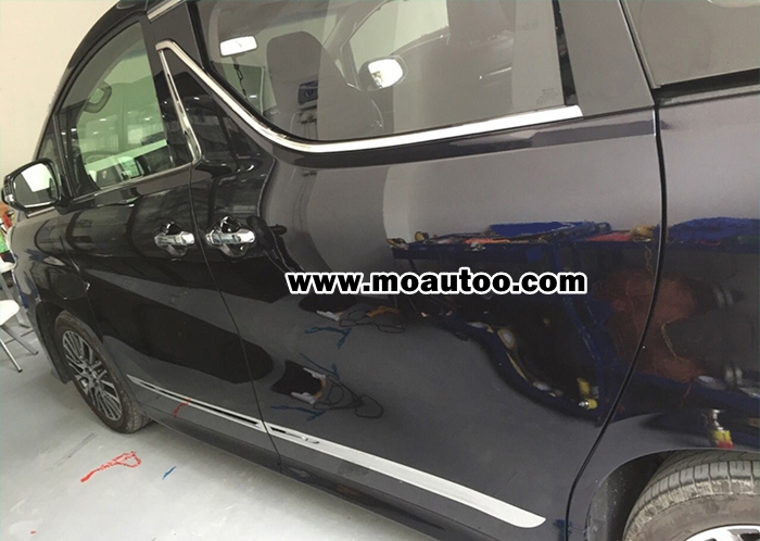 ขอบหน้าต่างสแตนเลทประตูหลัง ALPHARD / VELLFIRE 2014-2017